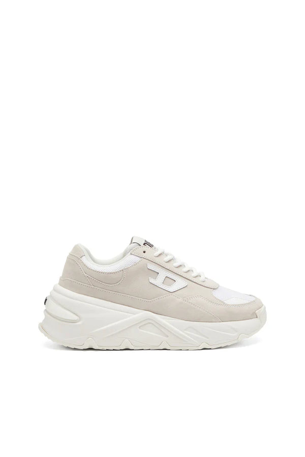 S-Savannah-Platform sneakers in suede and mesh