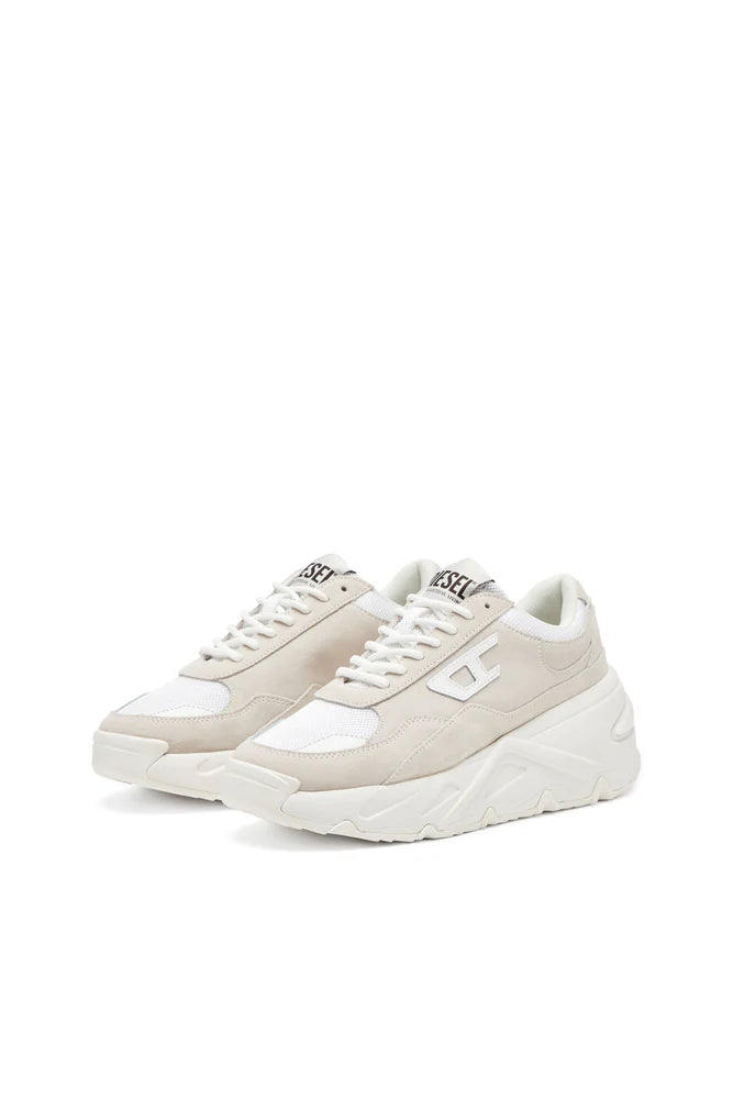 S-Savannah-Platform sneakers in suede and mesh