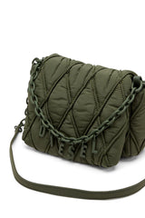 Charm-D S-Small shoulder bag in quilted nylon