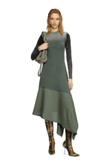 Asymmetric sleeveless dress