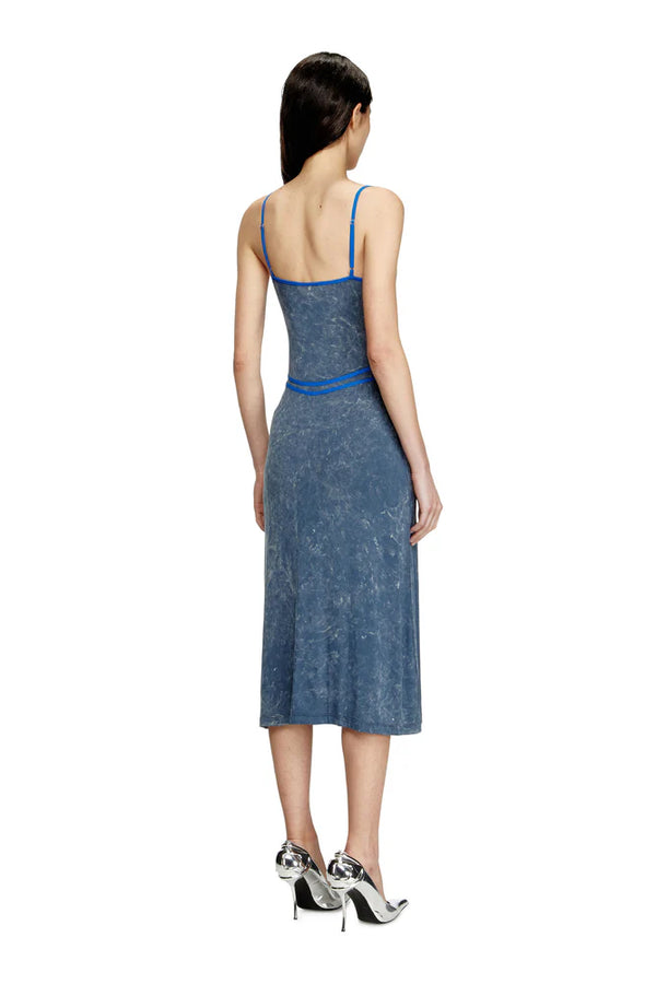 Strappy dress with underwear detail