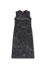 Sleeveless dress with zip detail