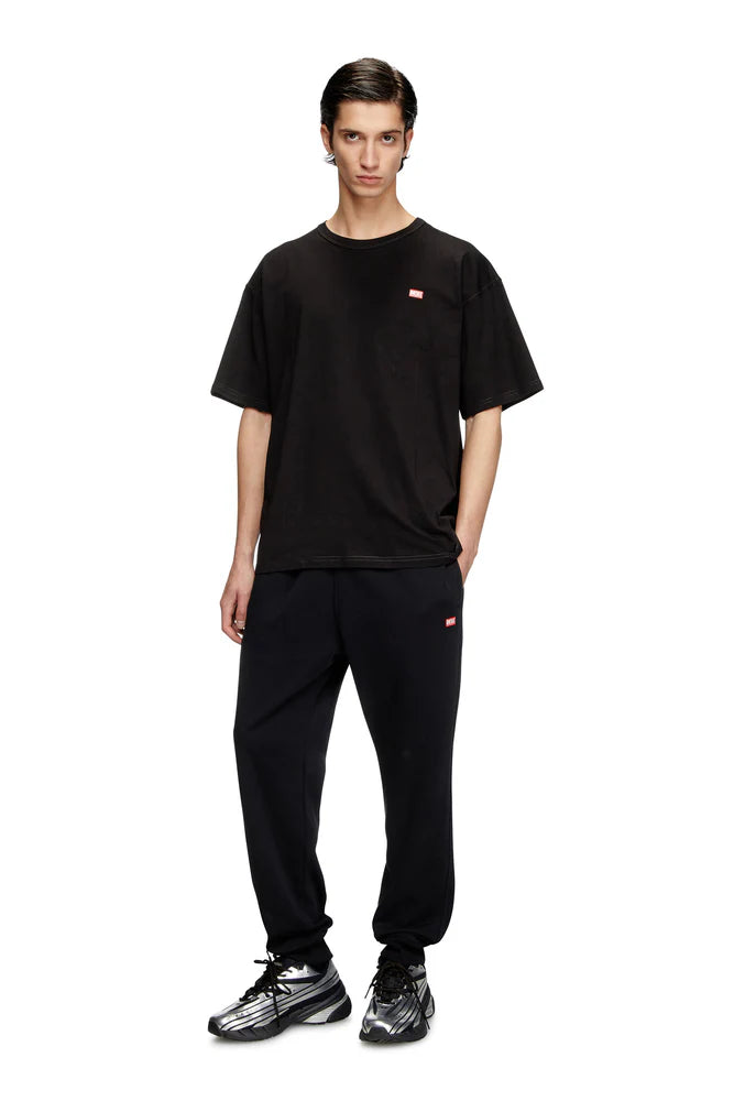 Track pants with small logo