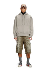 Hoodie with metallic logo