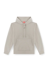 Hoodie with metallic logo