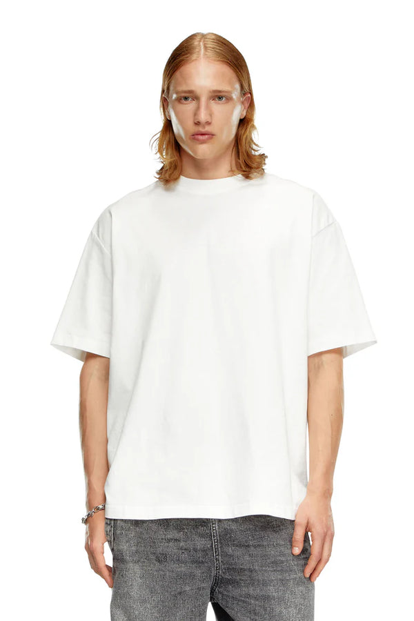 T-shirt with maxi oval D embroidery