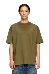 T-shirt with maxi oval D embroidery