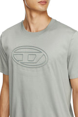 T-shirt with embossed Oval D