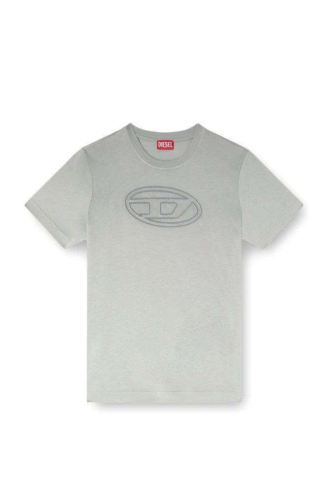 T-shirt with embossed Oval D