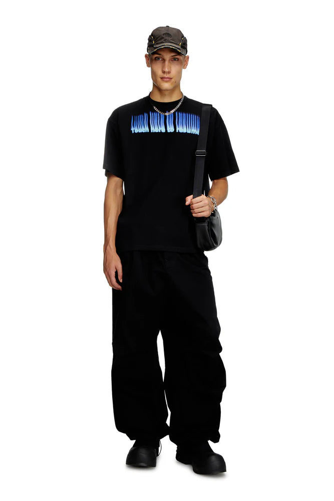 T-shirt with slogan print