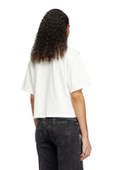Boxy T-shirt with cut-out Oval D logo
