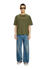 T-shirt with embroidered Oval D
