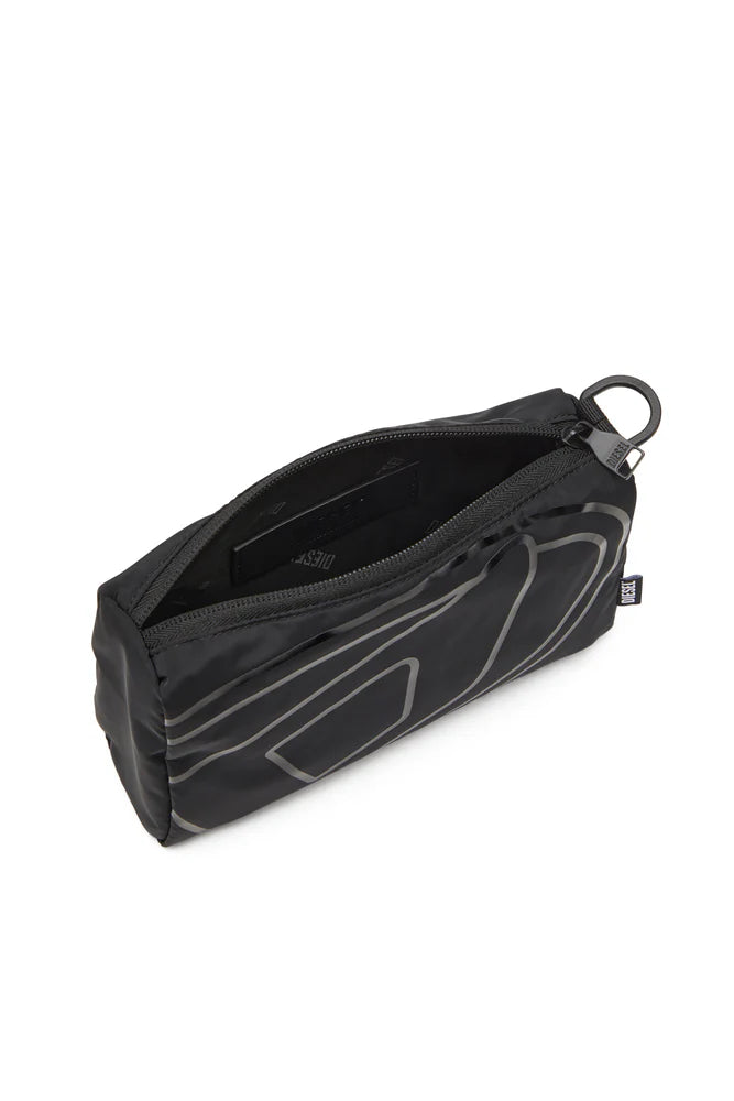Nylon pouch with Oval D print