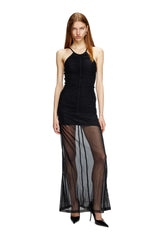 Maxi dress with spaghetti straps