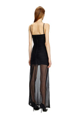 Maxi dress with spaghetti straps