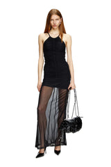 Maxi dress with spaghetti straps