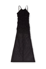 Maxi dress with spaghetti straps