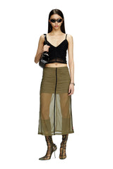 Gathered strappy top