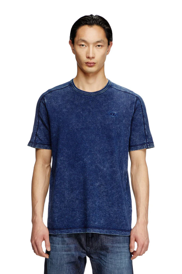 Denim-look jersey T-shirt