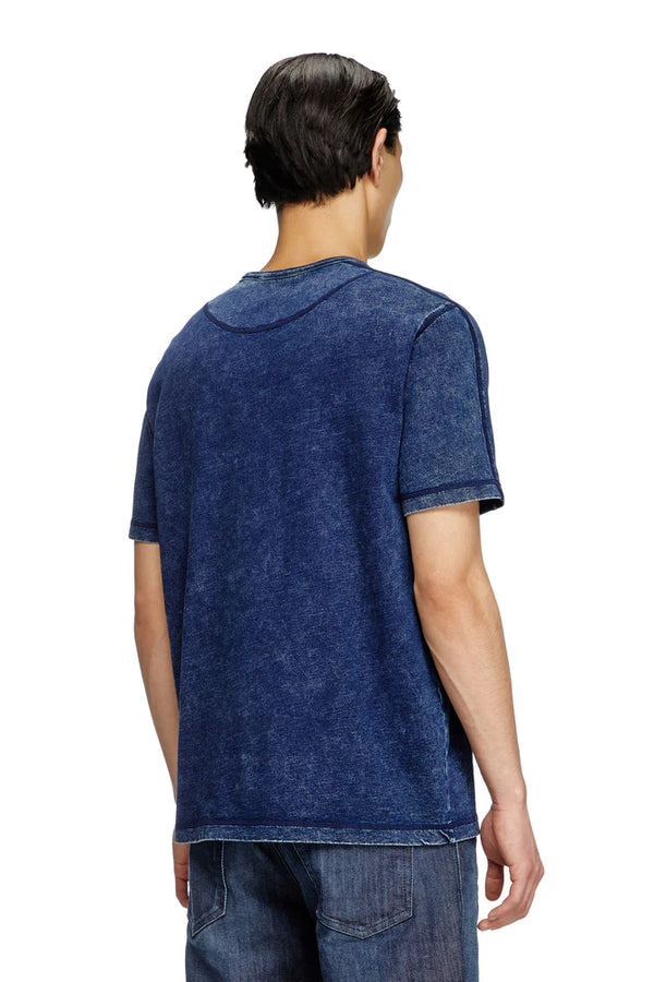 Denim-look jersey T-shirt