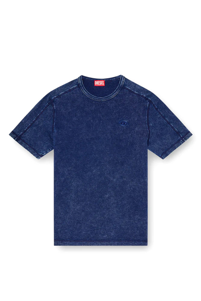 Denim-look jersey T-shirt