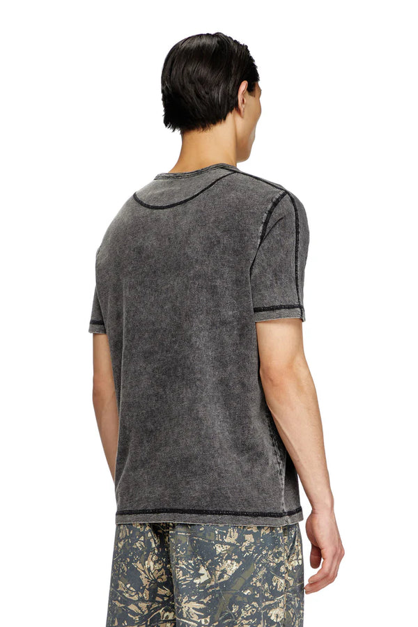Denim-look jersey T-shirt