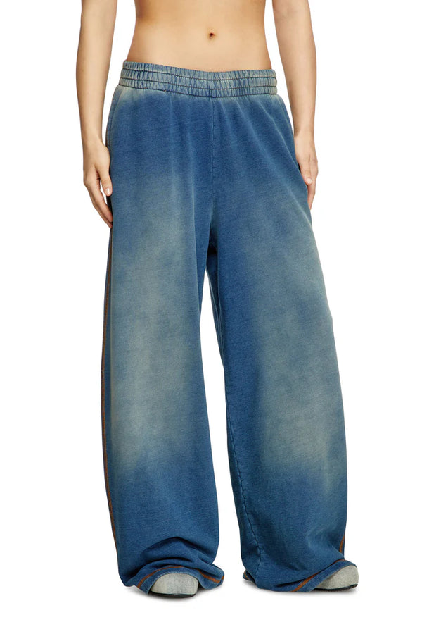 Faded indigo sweatpants