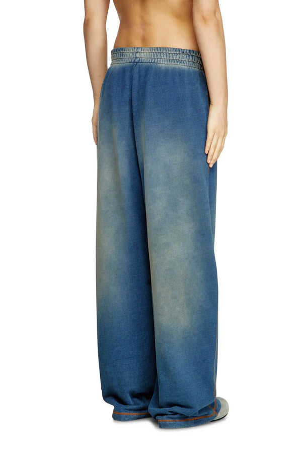 Faded indigo sweatpants