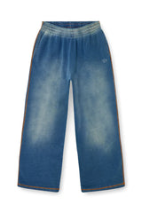 Faded indigo sweatpants
