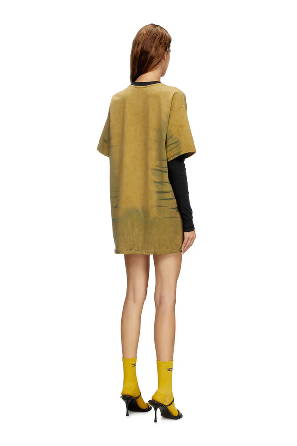 Layered T-shirt dress