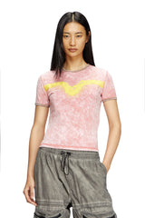 Slim fit T-shirt with Oval D puff print