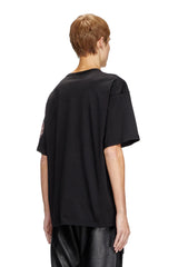 T-shirt with large gabardine patch logo