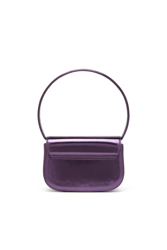 1DR-Iconic shoulder bag in mirrored leather