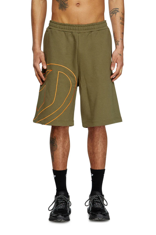 Sweat shorts with maxi D logo
