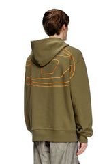 Hoodie with logo embroidery