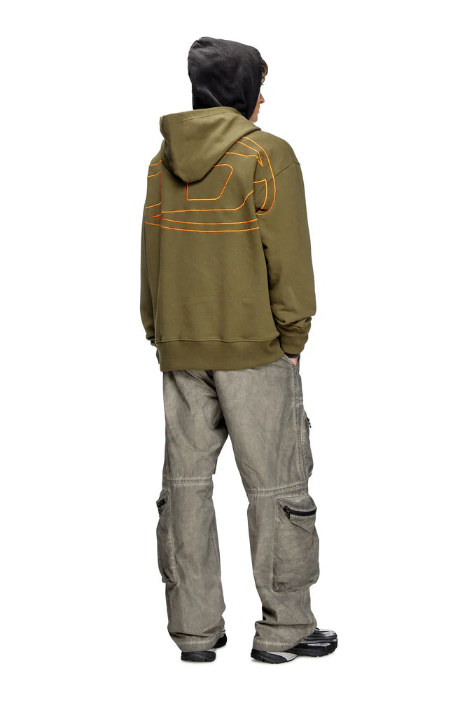 Hoodie with logo embroidery