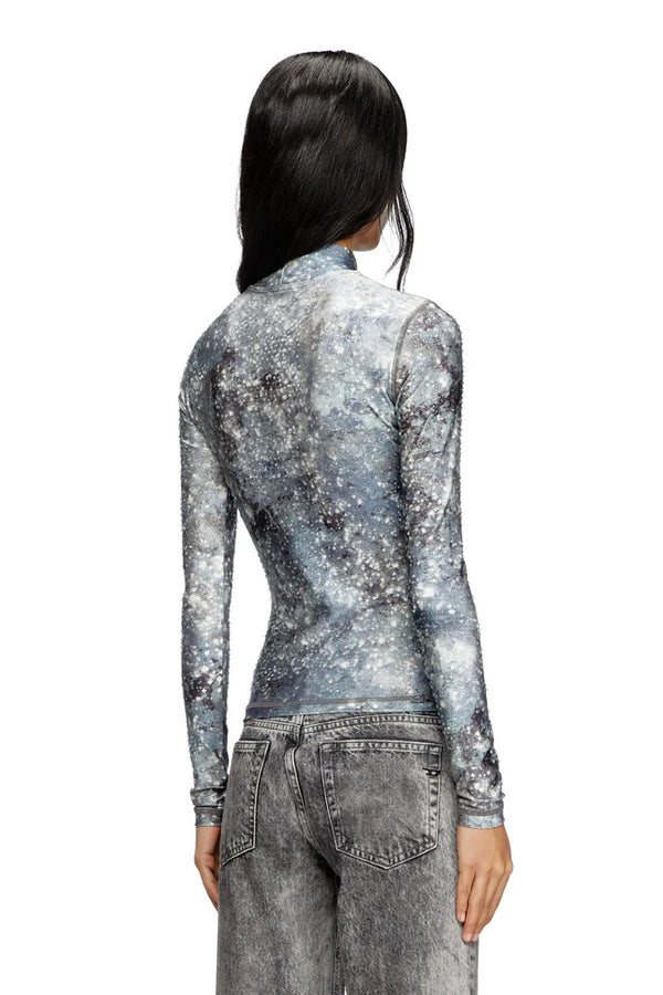 Long sleeved turtle neck top