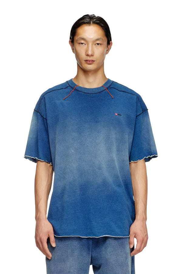 Faded T-shirt with micro logo