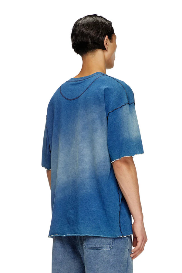 Faded T-shirt with micro logo