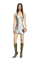 Gathered mini dress