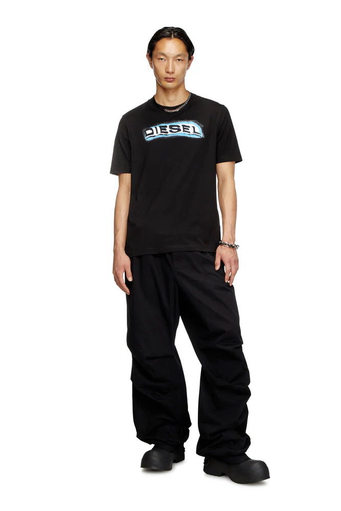 T-shirt with puff-print logo