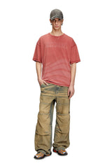 Laser-faded logo T-shirt