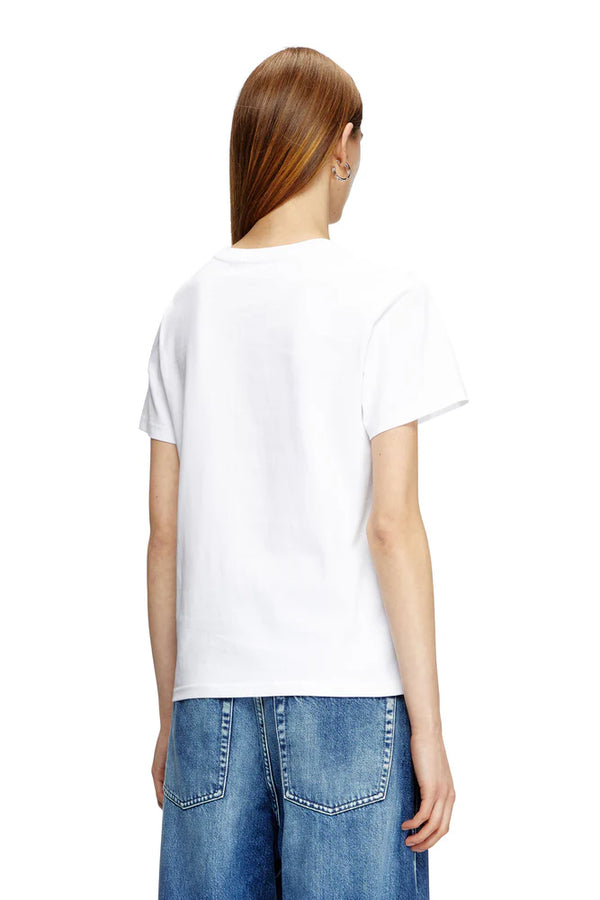 Regular fit T-shirt with cut-out Oval D