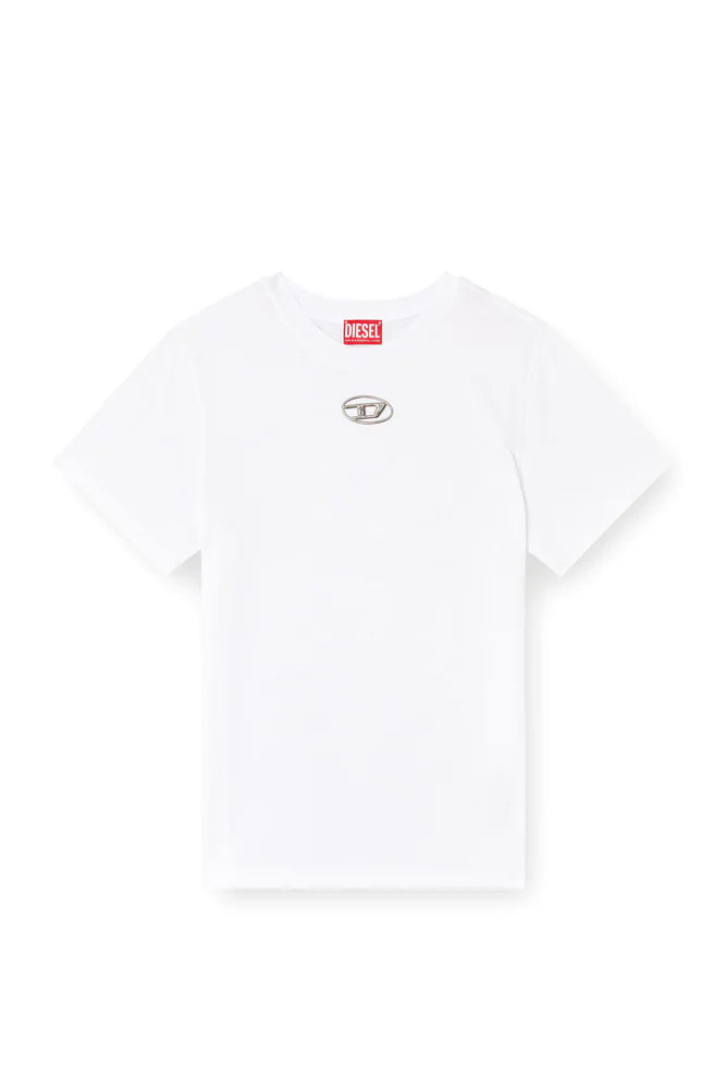 Regular fit T-shirt with cut-out Oval D