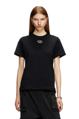 Regular fit T-shirt with cut-out Oval D
