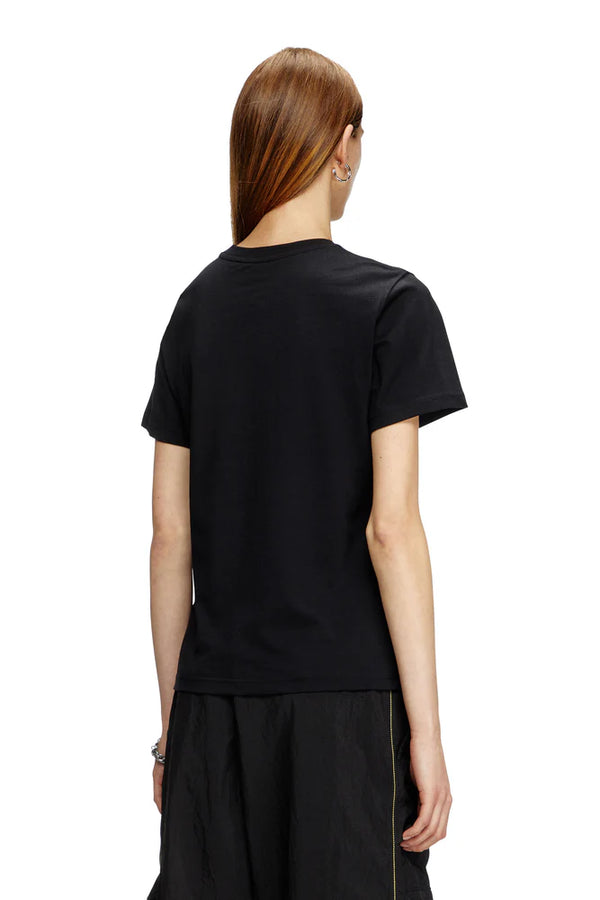 Regular fit T-shirt with cut-out Oval D