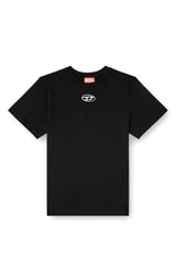 Regular fit T-shirt with cut-out Oval D