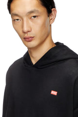 Hoodie with runway set print