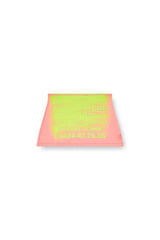 Jersey skirt with blowout logo graphic