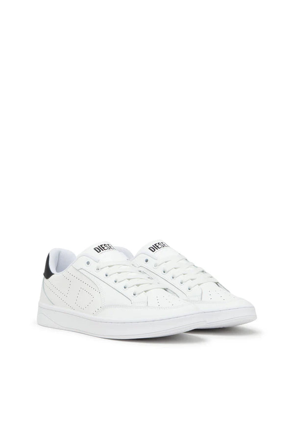 S-Dakota-Leather sneakers with perforated logo